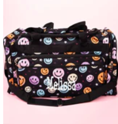 HAPPY FACE/GET HAPPY DUFFLE 23"