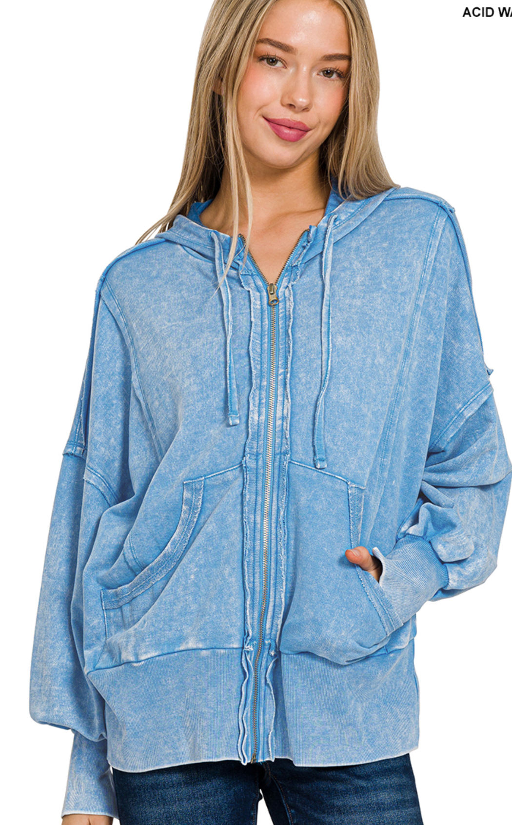 ACID WASH HOODIE