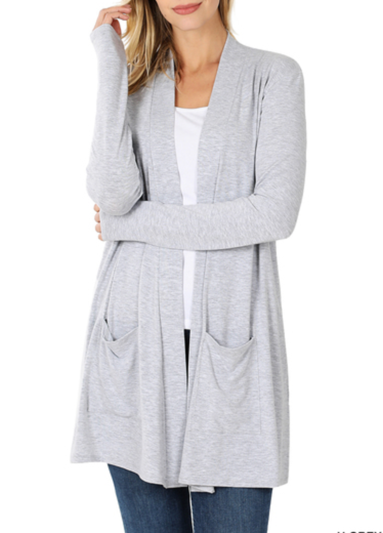 SLOUCHY POCKET CARDIGAN