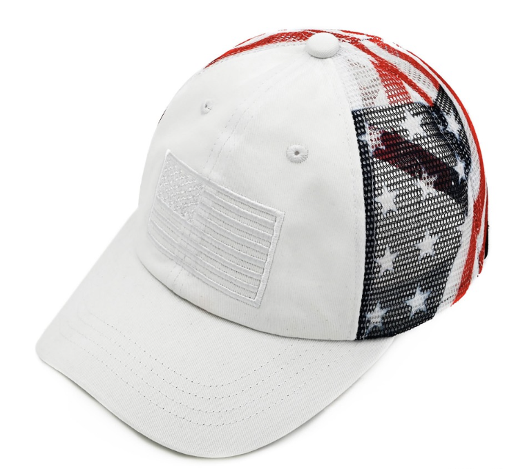 AMERICAN FLAG CAP