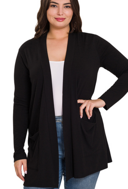 SLOUCHY POCKET CARDIGAN