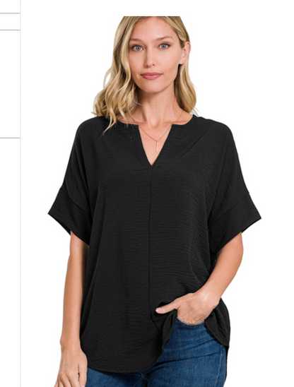 AIRFLOW SPLITNECK TOP