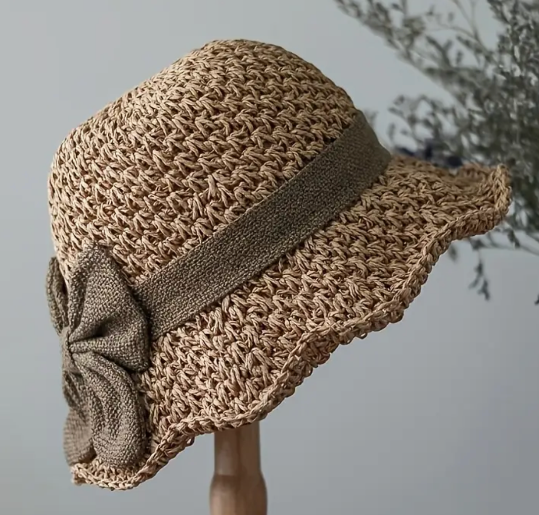 WOVEN BUCKET HAT