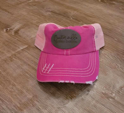 LEATHERETTE TRUCKER HAT