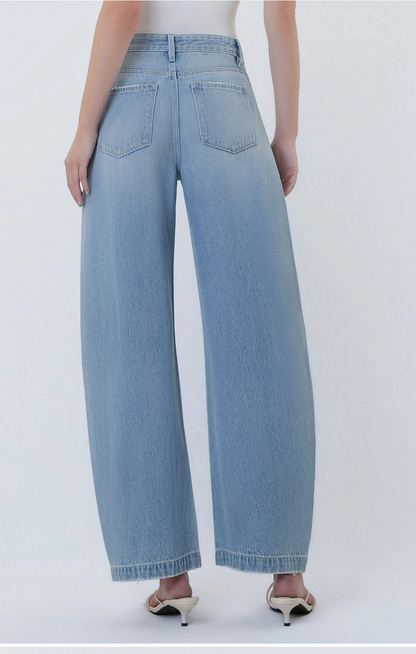 HR PLEATED TAB BARREL LEG