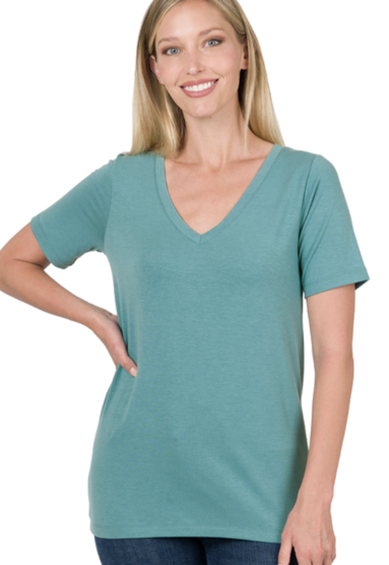 TRIBLEND VNK S/SLV TEE