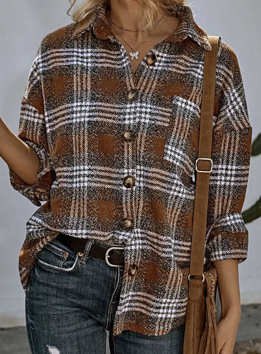 LG PLAID VINT 059SHACKET