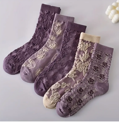 FLORAL SOCKS