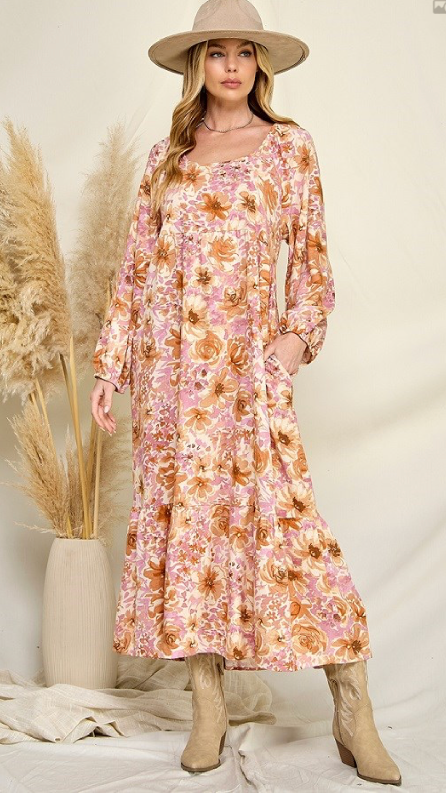 GAUZE RUFFLE DRESS