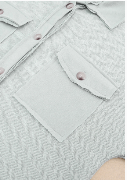 FLAP POCKETS  SHACKET