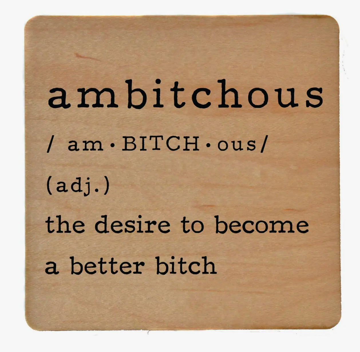 AMBITCHOUS WOOD COASTERS