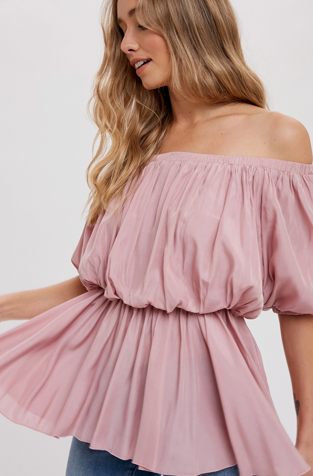 PEPLUM OFF THE SHOULDER
