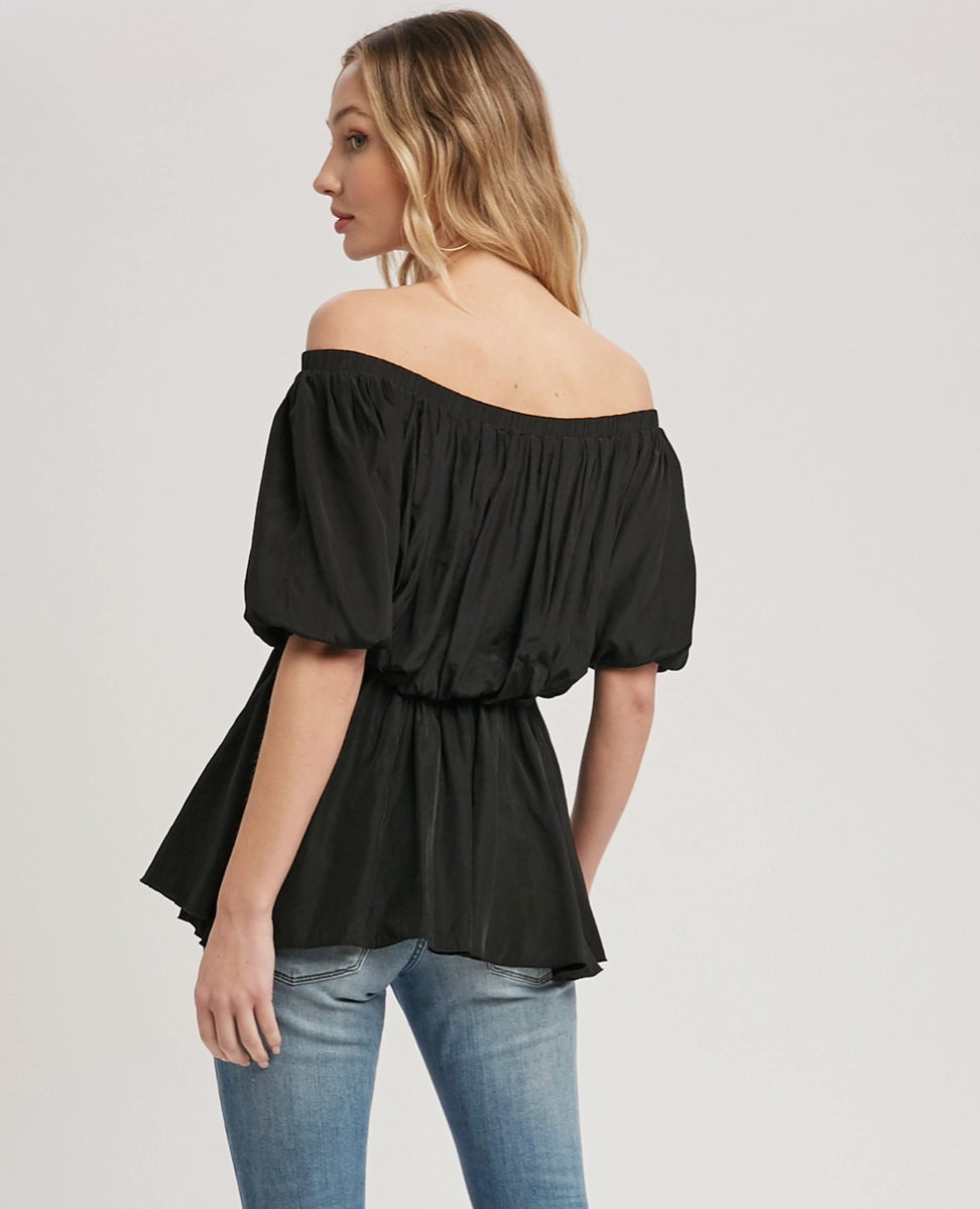 PEPLUM OFF THE SHOULDER
