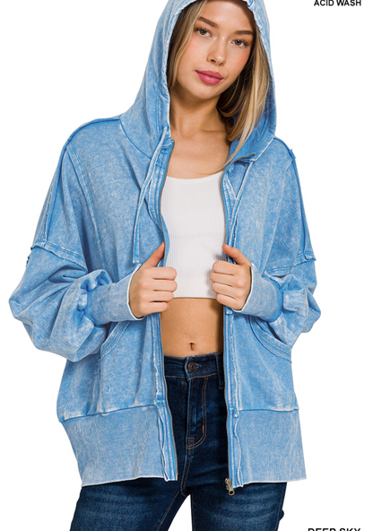 ACID WASH HOODIE