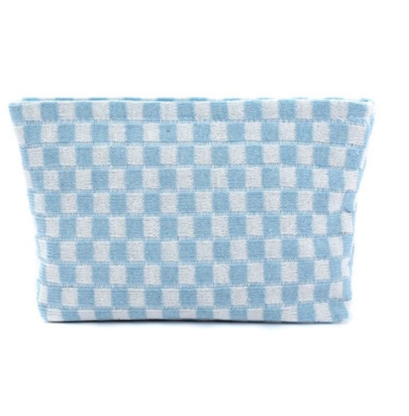 MAKEUP CHECKERED CLUTCH