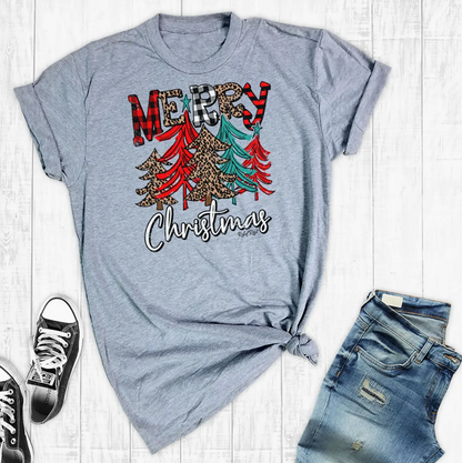 MERRY CHRISTMAS TURQ TREE