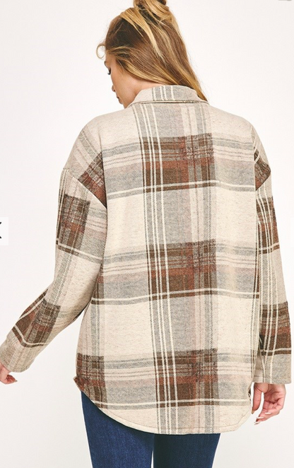 PLAID SHIRT SHACKET