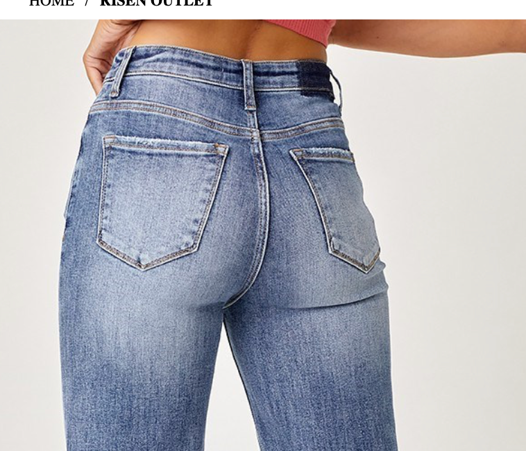 MR FLAP SLIM WIDE LEG JEANS