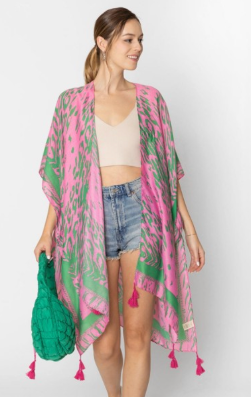 ANIMAL PRINT TASSEL