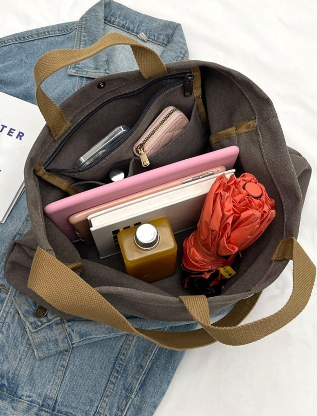 CANVAS 'TOTE' BAG