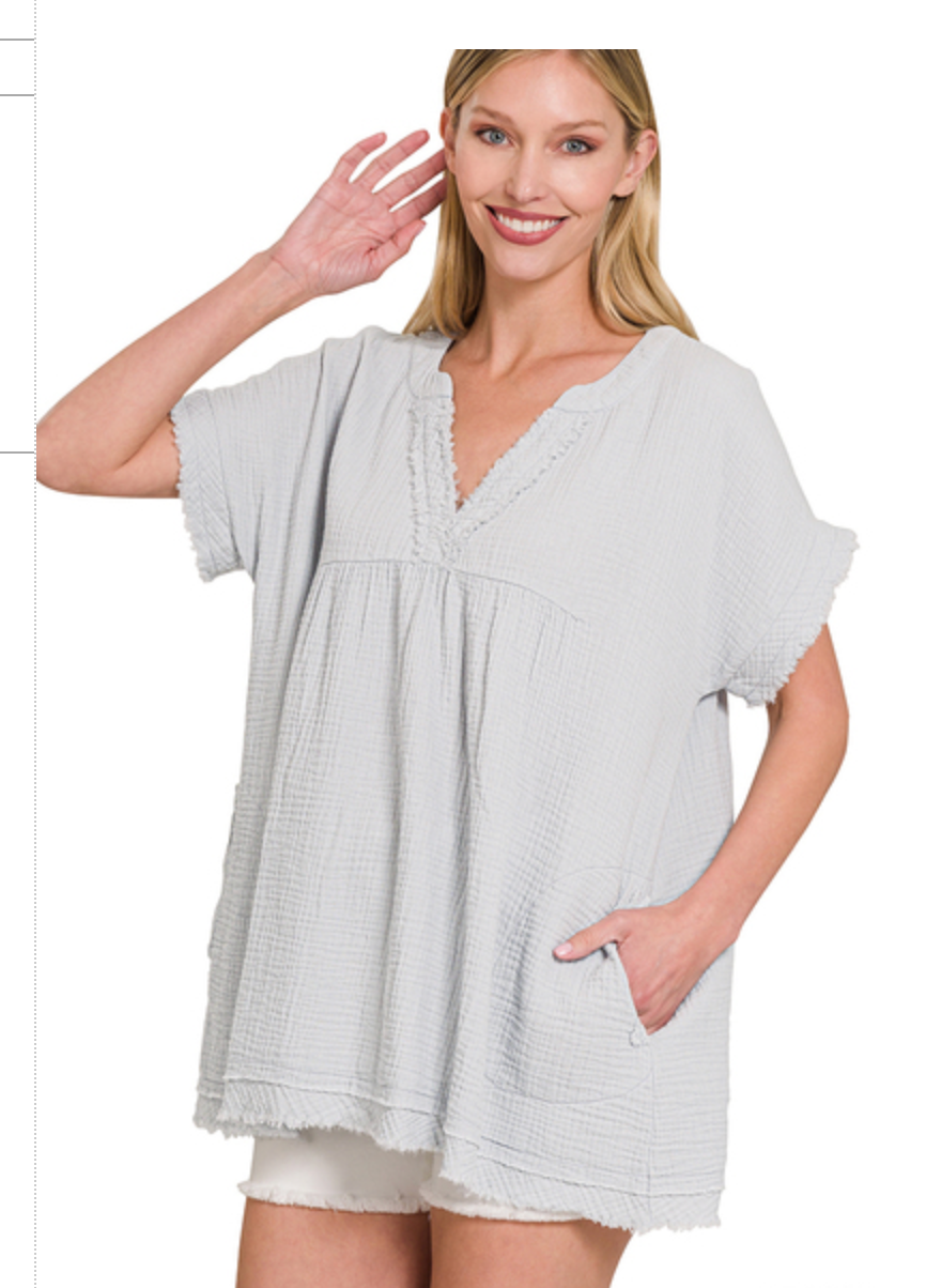 GAuZE S/SLV RAW VNCK