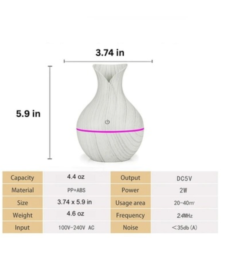 AROMA SCENT DIFFUSER HUMIDIIFIER