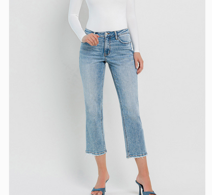HR CROPPED STRAIGHT JEAN