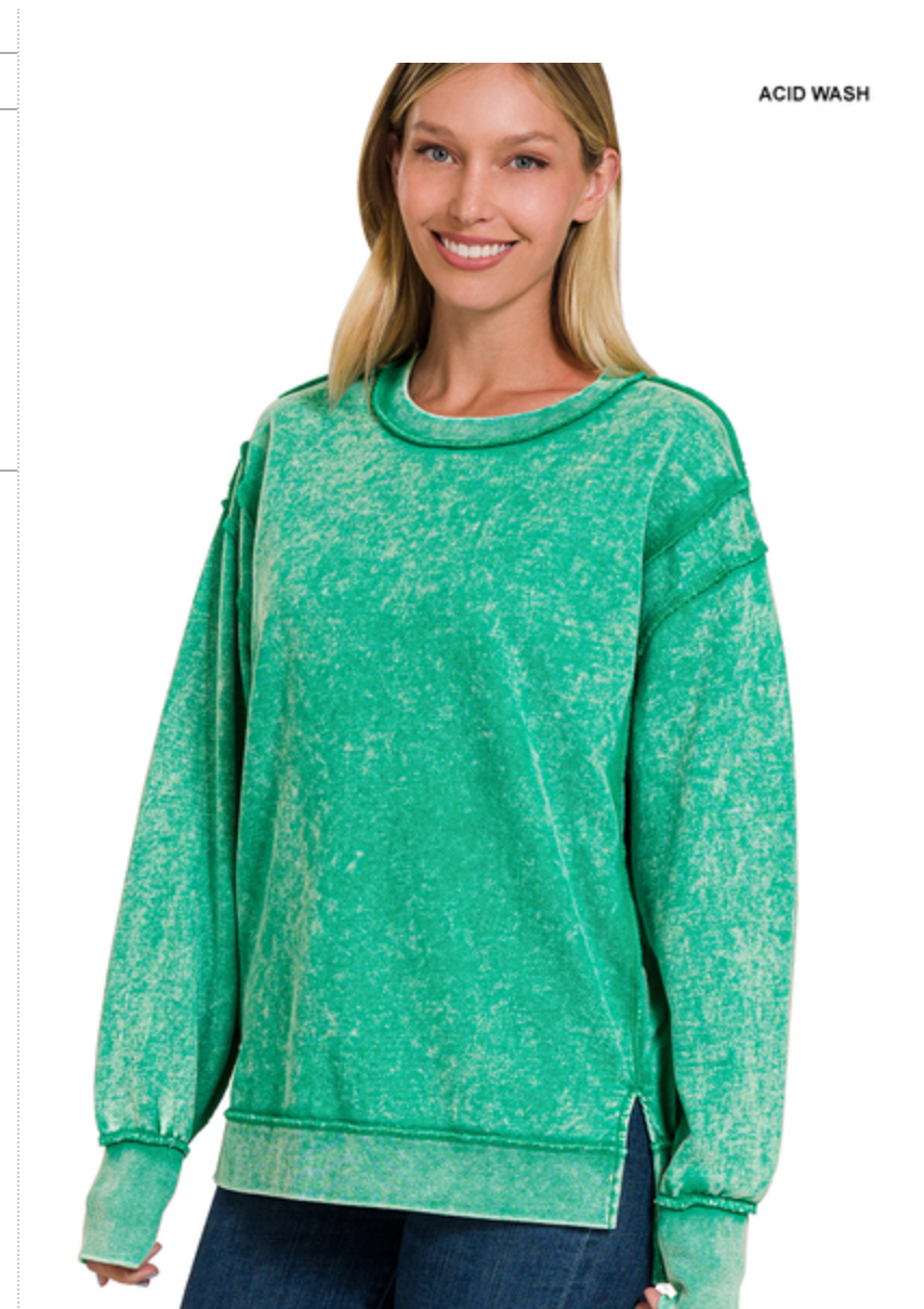 ACID WASH FRENCH TERRY SS