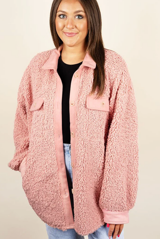 ENCHANTING SHERPA SHACKET