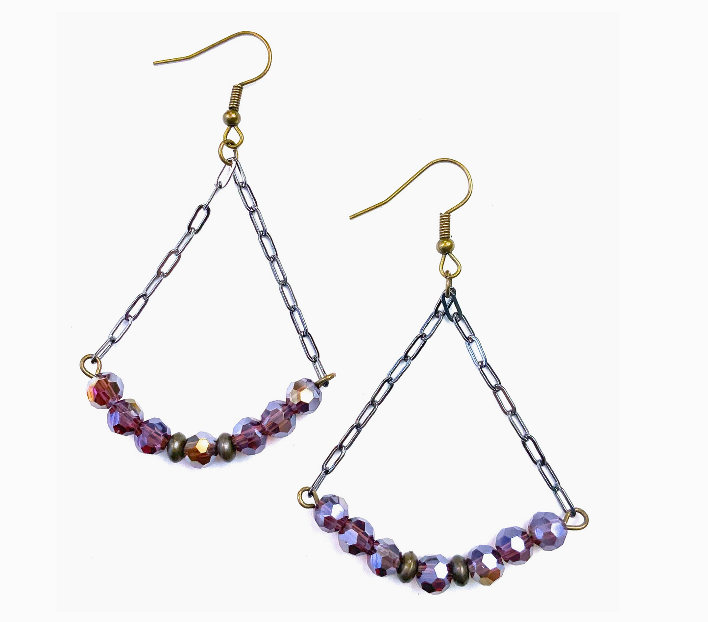 TRI-ARCH DANGLE EARRINGS