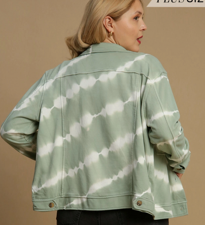 FRENCH TERRY TIEDYE JACKET