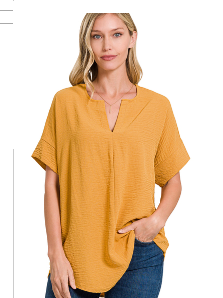 AIRFLOW SPLITNECK TOP