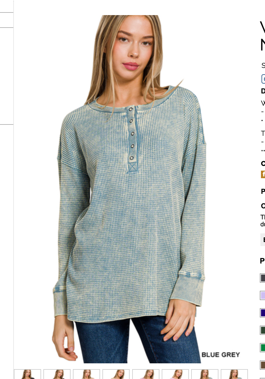 WSHD BABYWFFL HENLEY