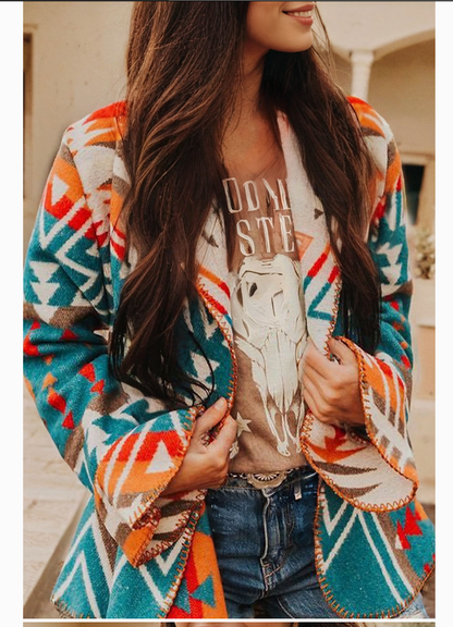 AZTEC PRINTED JACKET