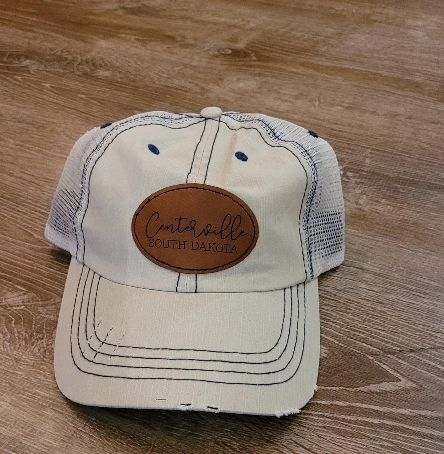 LEATHERETTE TRUCKER HAT