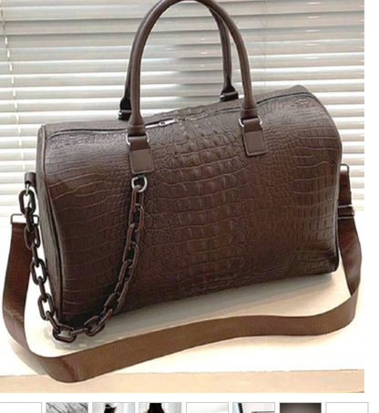 VEGAN LTHR WEEKENDER BAG