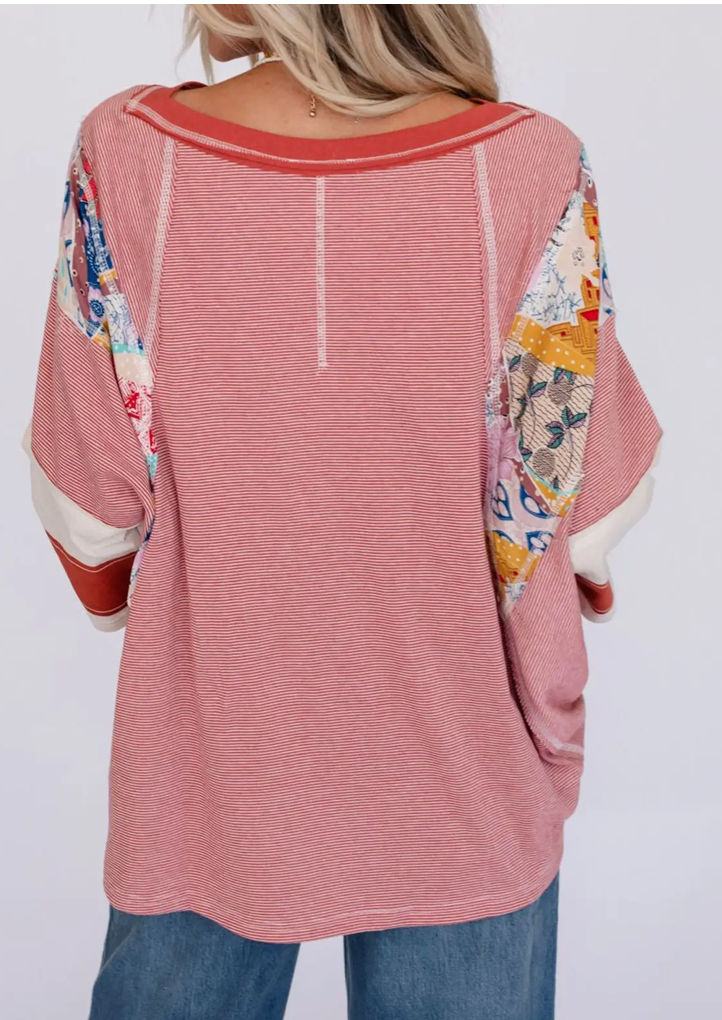 PATCH PULLOVER top