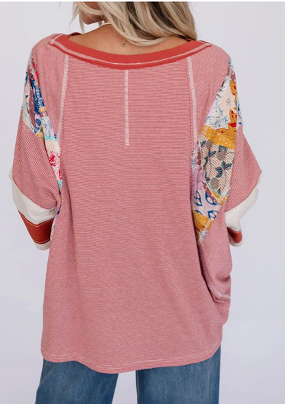 PATCH PULLOVER top