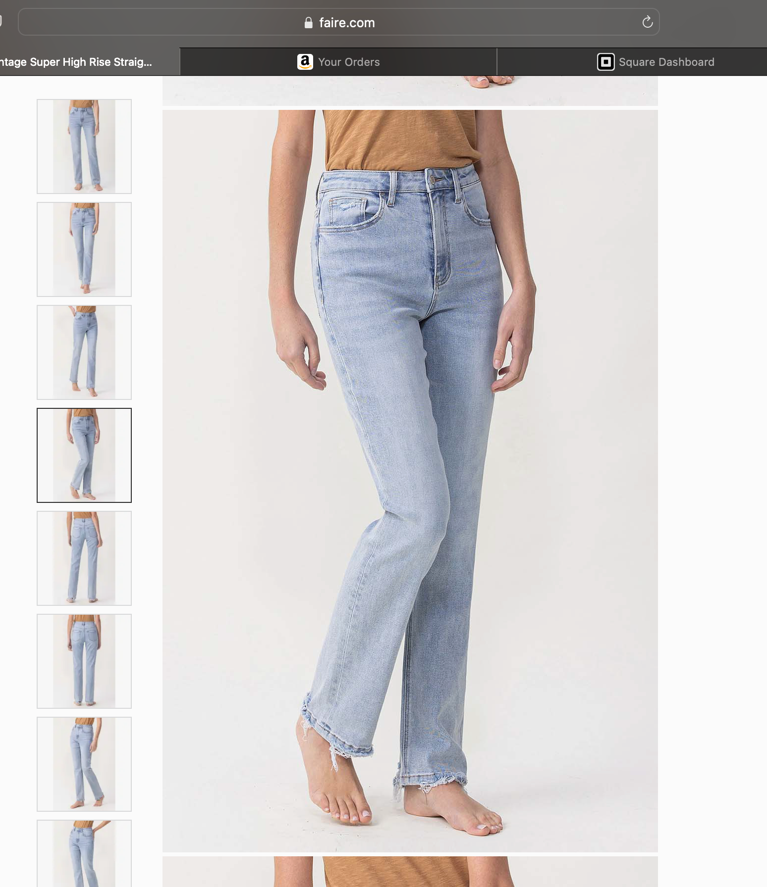 90s VINTAGE HR STRAIGHT
