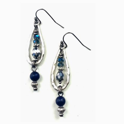 SM HAMMERED TEARDROP