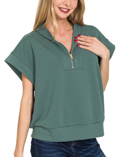 SCUBA HIGH NECK HALF-ZIP VEST