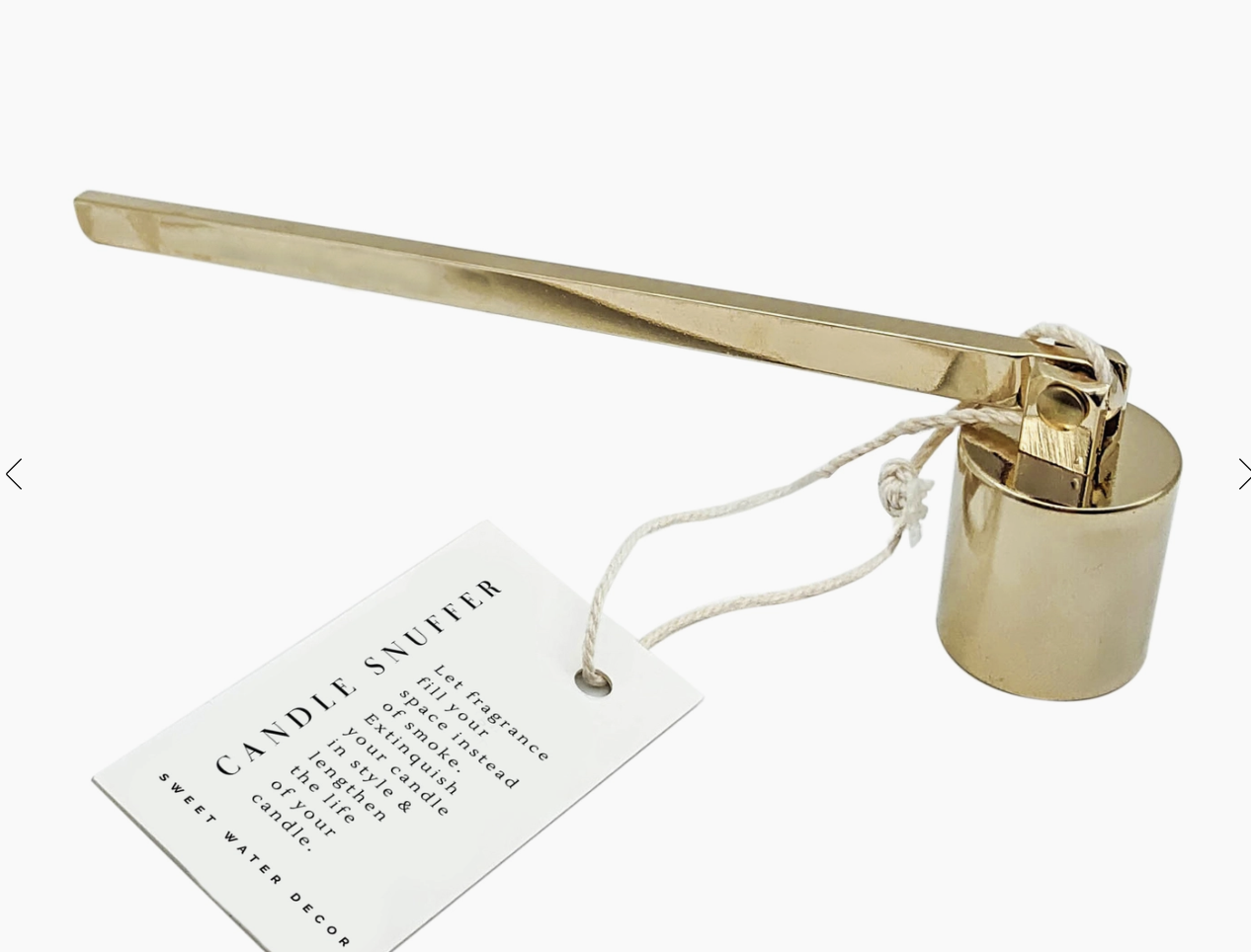 GOLD CANDLE SNUFFER