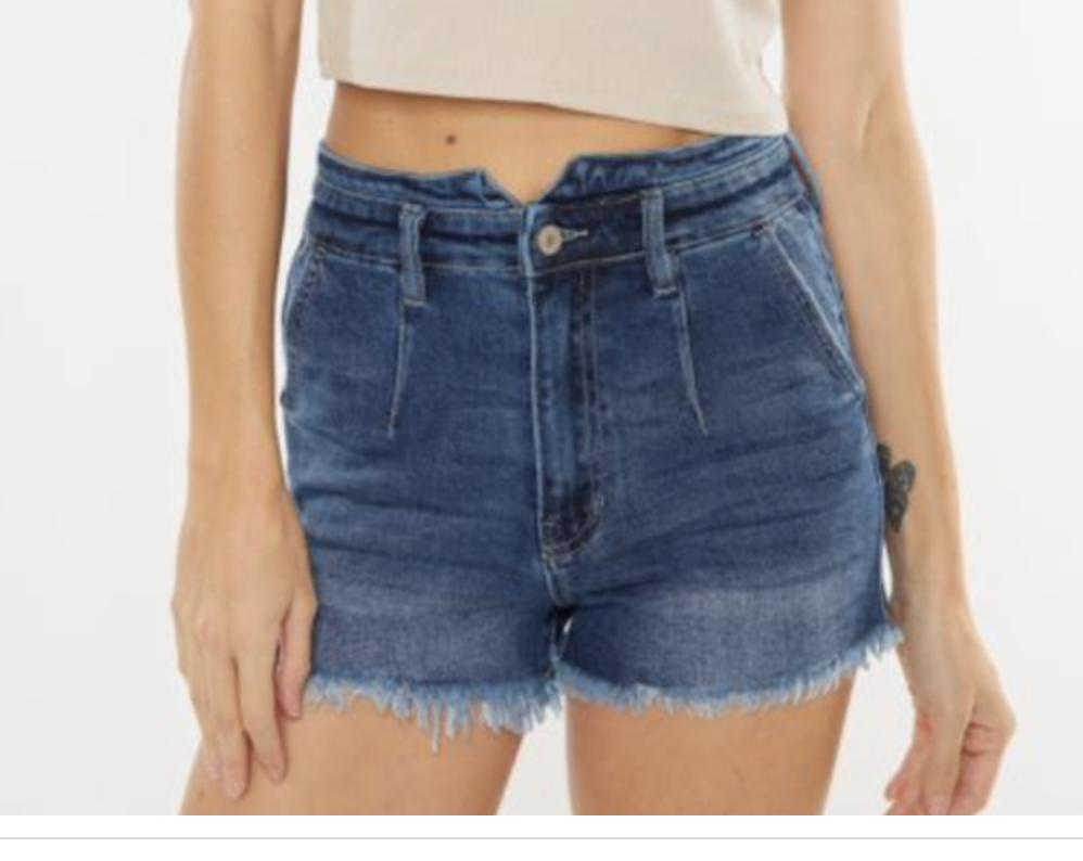 HR FRAYED HEM SHORT