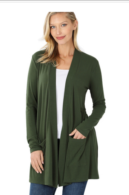 SLOUCHY POCKET CARDIGAN