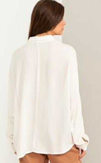 BUTTON L/SLV 23G222TOP