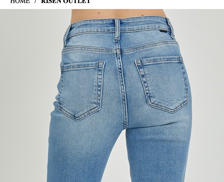 HR RAW CUT HEM BOOTCUT