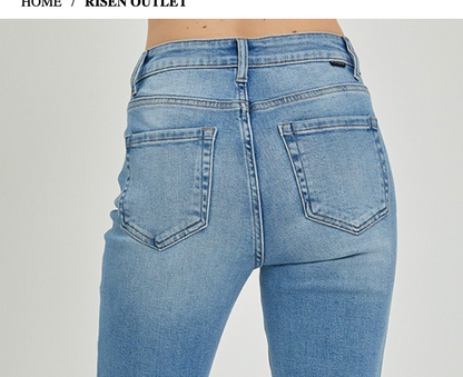 HR RAW CUT HEM BOOTCUT