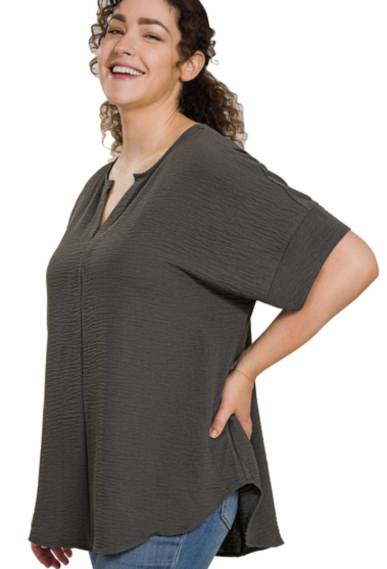 AIRFLOW SPLITNECK TOP