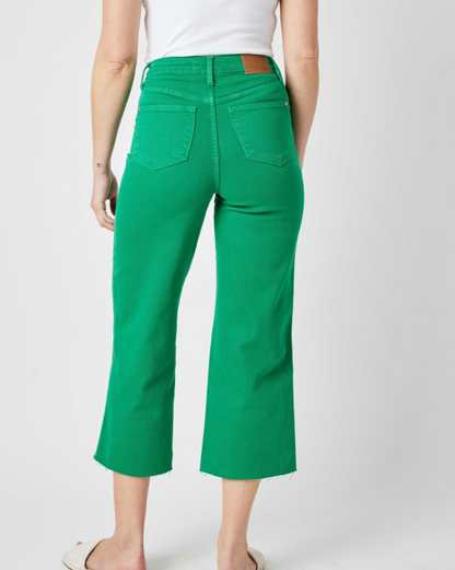 HR TUMMY CONTR CROP WIDELEG