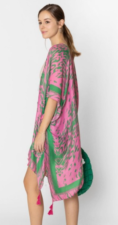 ANIMAL PRINT TASSEL
